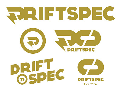 Drift Spec brand branding design graphic illustration logo streetrace vector vectorart