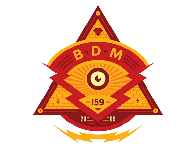 BDM Hat Logo badge branddevelopment branding camp design graphic logo youtube