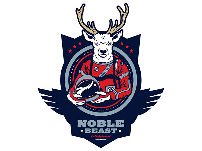 Noble Beast badge branddevelopment branding camp design graphic logo outdoor