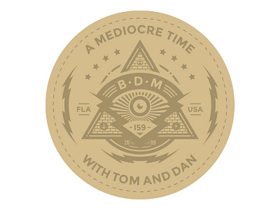 BDM Hat Logo badge branddevelopment branding camp design graphic logo outdoor