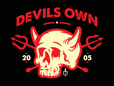 Devils Own brand branding design graphic illustration logo streetrace vector vectorart