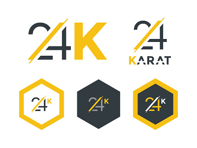 24 Karat Series brand branding design graphic illustration logo streetrace vector vectorart