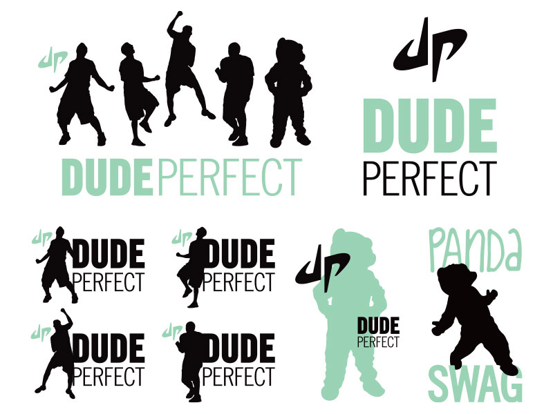 Dude Perfect By Danger Brain On Dribbble 41 dude perfect logos ranked in or...