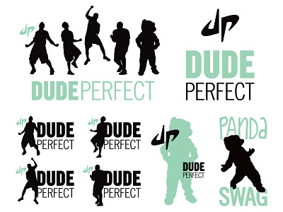 Dude Perfect badge branddevelopment branding design graphic logo sports youtube