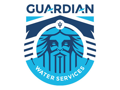 Guardian Water Services badge branddevelopment branding camp design graphic logo outdoor