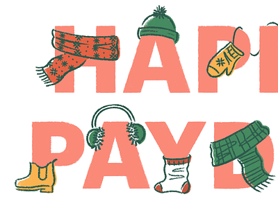 Winter happy payday hero benefits finances happy money paycheck payday small business winter winter clothes