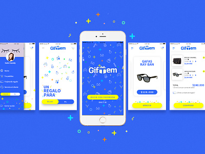 Giftem App android app design ecommerce app gift ios mobile shop store ui ux