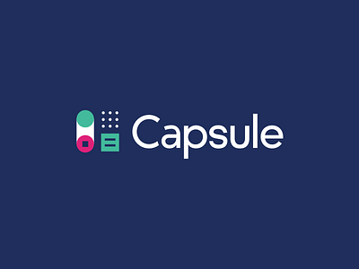 Capsule has rebranded! branding capsule color control panel focus lab logo mark typography