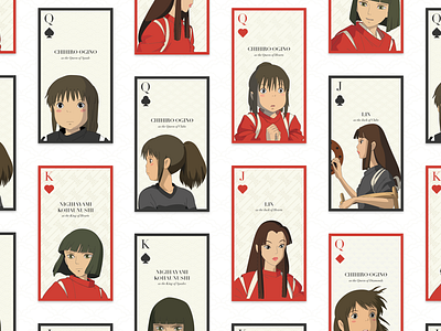 Spirited Away - Card game 🍉 card game chihiro haku illustration spirited away