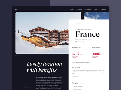 Travel booking page booking design holiday page design reservation travel traveling ui