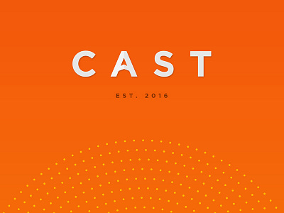 Cast cast logo pencil