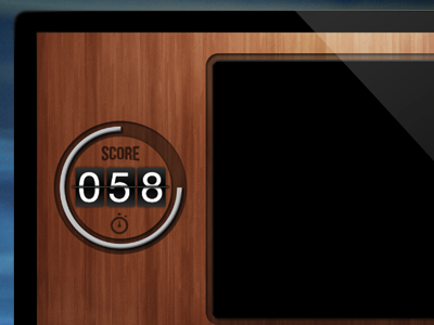 UI for webcam game counter frame game screen stopwatch timer tv ui webcam