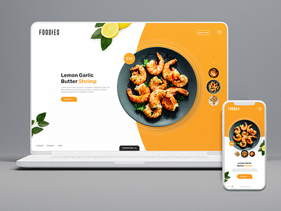 FOODIE design ui ux web