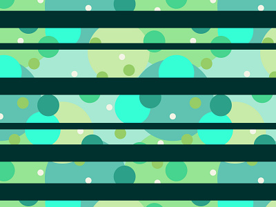 Abstracted Pond circles cyan geometric graphic green pattern pattern design pond seamless stripes surface vector