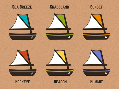 Bristol Winds Color Variants alaska boat design graphic nautical outdoors sail sea vector