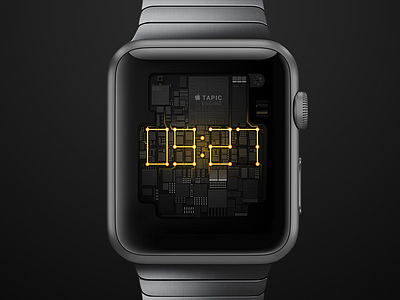 One&Apple Watch apple circuit diagram ios time ui watch