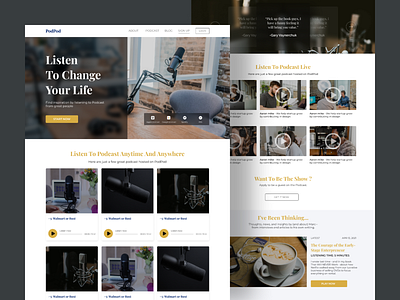 PodPod - Podcast Website