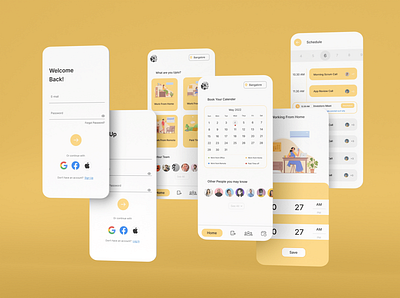 Spacish app design ui ux