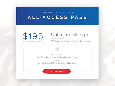 Access Pass access card flat pass pricing shadow skiing