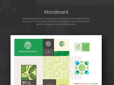 Moodboard brand branding colors design logo moodboard presentation ui