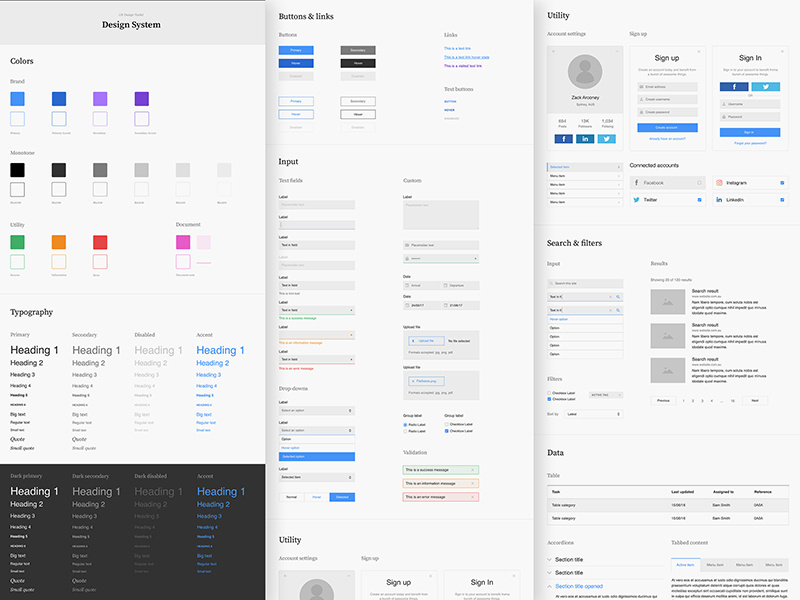 Ux Toolkit Style Guide by Marc-Antoine Roy on Dribbble