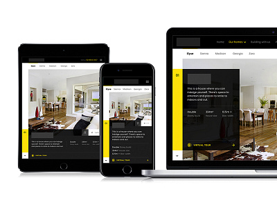 Responsive screens design interior responsive ux web