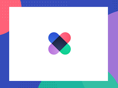 Branding branding colorful gradient logo tech