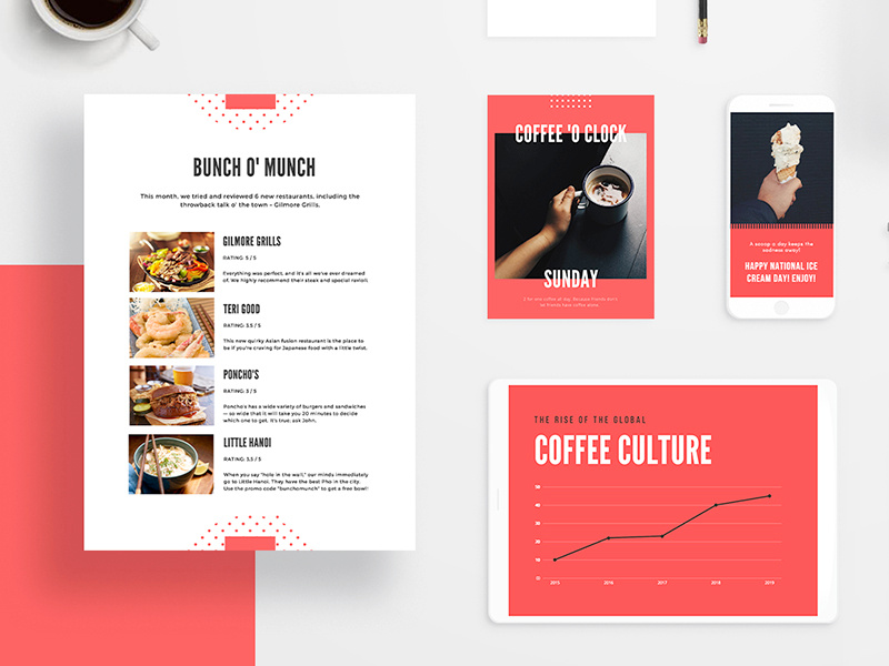 Branding layout flat lay branding stationary