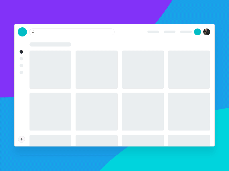 Collapsed side bar collapsed drag drop hide menu motion ui ux wireframe