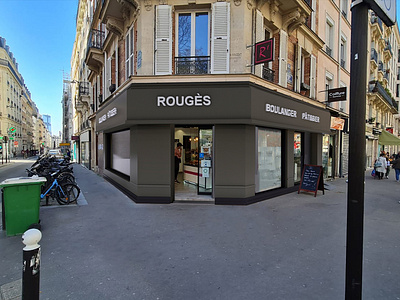 Boulangerie Saint-Ouen 3d 3dmodeling architecture architecture design armand mohamadi boulangerie paris design facade boulangerie facade design jouyoffice lumion minimal paris rendering