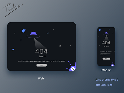 404 Error Page dailyui design ui ui design ux