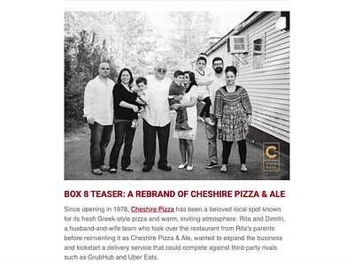 Restaurant Write-Up: Cheshire Pizza & Ale