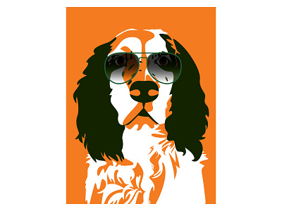 Gunther abstract design digital art dog dog illustration illustration illustrator poster vector