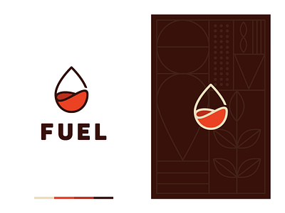 Fuel branding coffee coffee shop fuel illustrator logo logo design