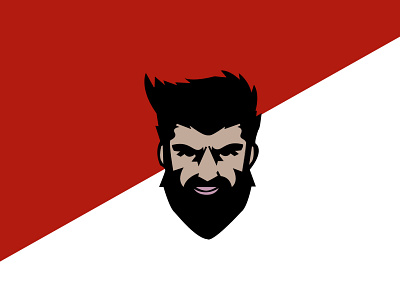 BEARD GUY artwork bearded man dribbble illustration vector