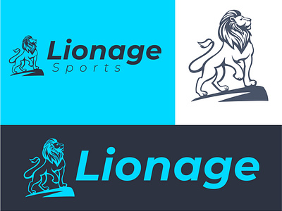 Lionage Logo Design