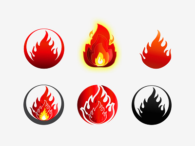 Fire icon logo. fire icon design graphic design logo