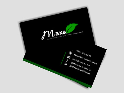 Maxa Business Card Design