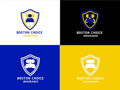 Boston Choice Insurance logos & color preference design logo logo design logos