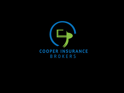 Cooper Logo on Black Background branding design logo design logodesign logos