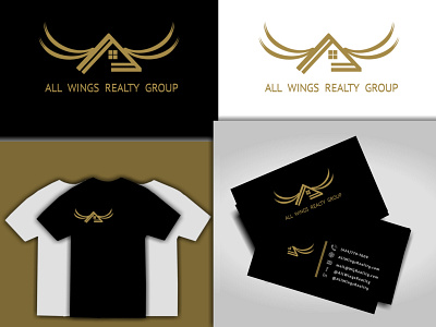 All Wings Logo branding design