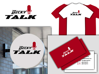 Becky Talk Branding branding design logo design logos