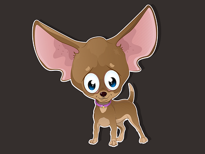 ChihuaHua Sticker chihuahua cute cute dog dog honey little dog lovely mecsican dog small small dog sticker sweety telegram telegram sticker