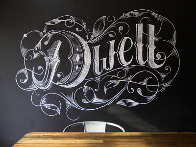 "Dwell" – a 6′ Chalk Mural.