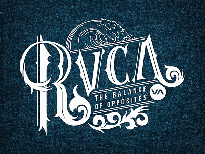 RVCA Surf 'n' Turf art drawing graphic design hand lettering hand lettering illustration lettering letters typography