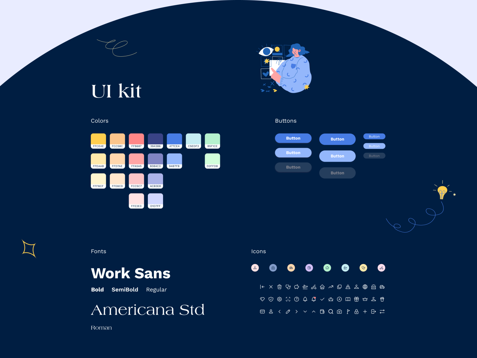Envelope UI kit by Anastasiya Nazipova on Dribbble