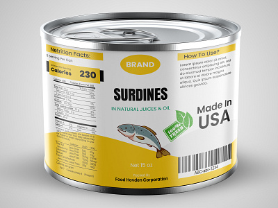 Food Label Design