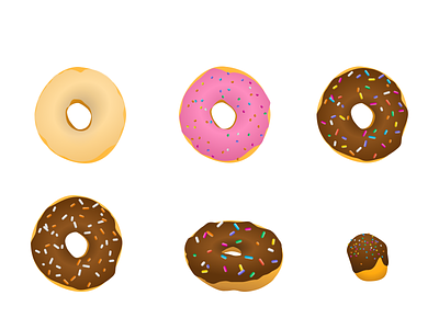Late night donuts chocolate desserts donuts glazed illustration sweets