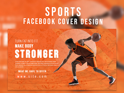 Sports Facebook Cover Design Web Banner