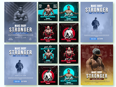 Gym Social media banner, Web banner banner branding design facebook banner facebook cover fitness banner graphic design gym social media banner illustration instagram banner logo design social social media social media banner web banner wordpress wordpress banner wordpress website workout banner